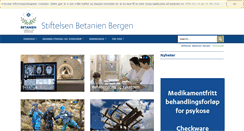 Desktop Screenshot of betanien.no